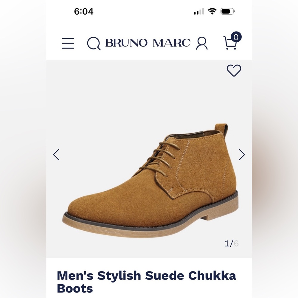 Men's Tan Suede Chukka Boots
